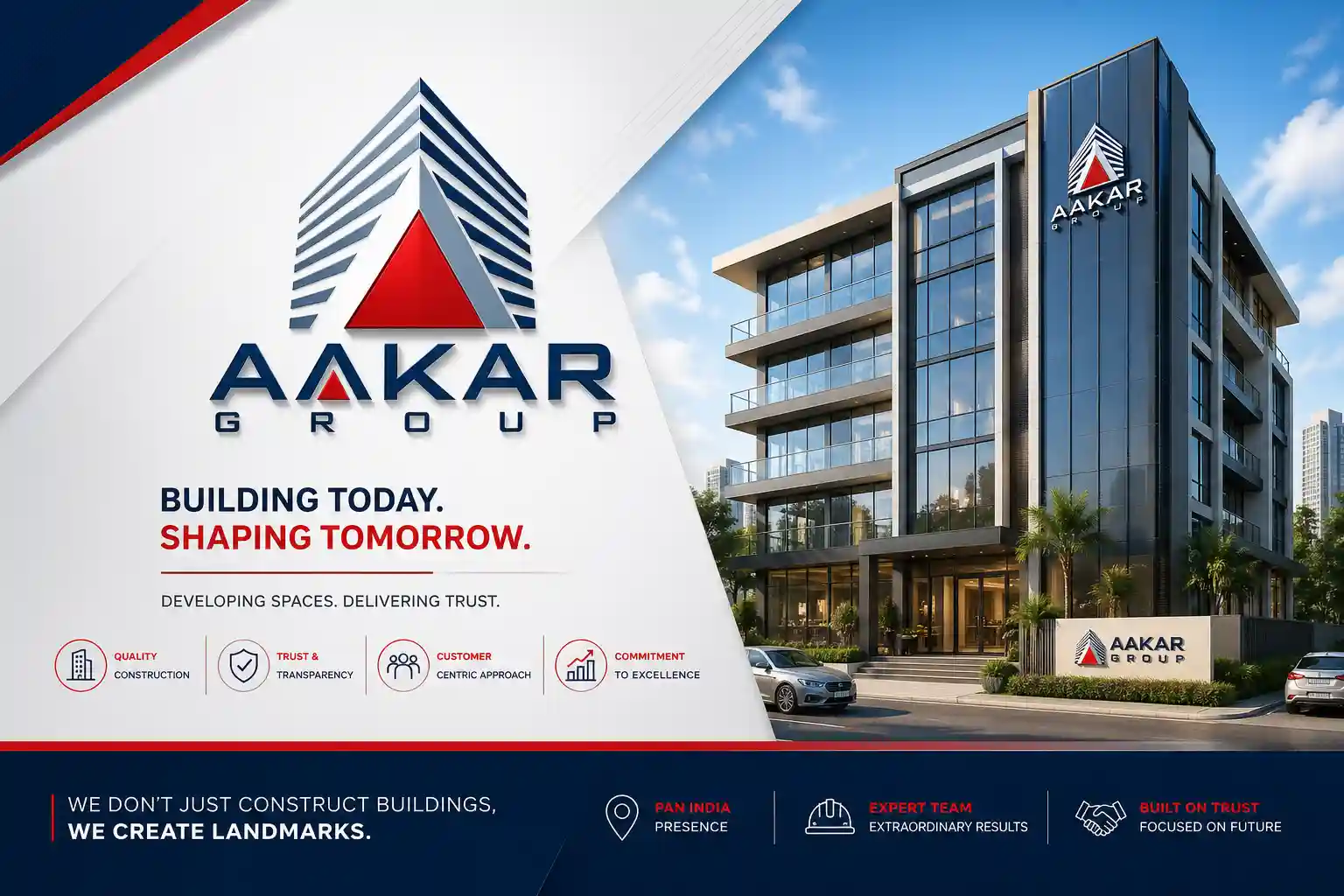 Aakar Group logo trusted real estate developer Mumbai Goregaon